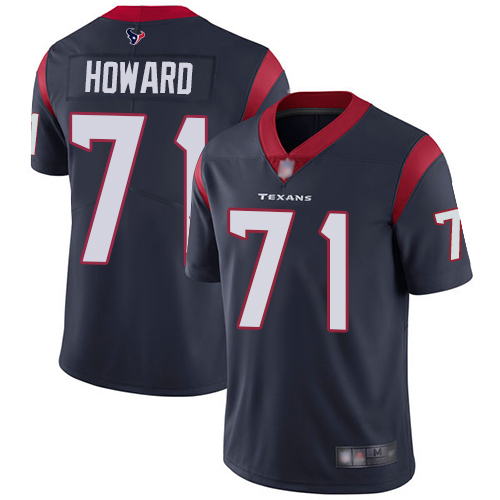 Houston Texans Limited Navy Blue Men Tytus Howard Home Jersey NFL Football #71 Vapor Untouchable